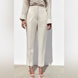 Zara High Waisted Pants (Black)